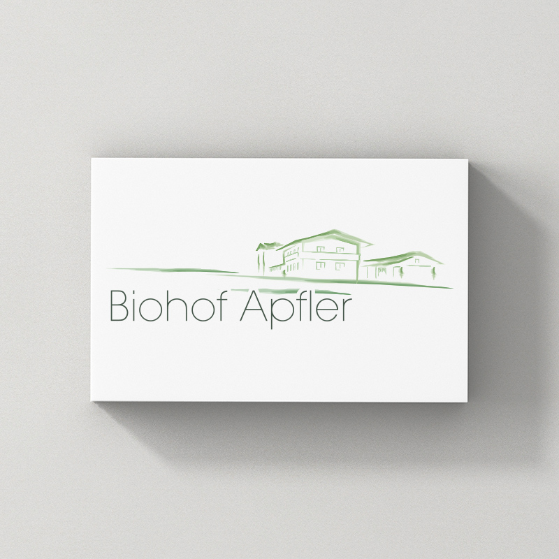 Logodesign für Biohof Apfler