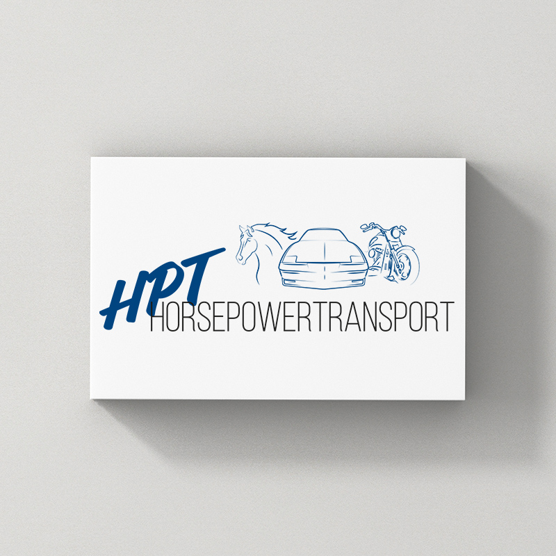 Logogestaltung für Horsepowertransport