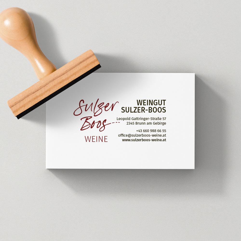 Stempel-Design Sulzer Boos Weine