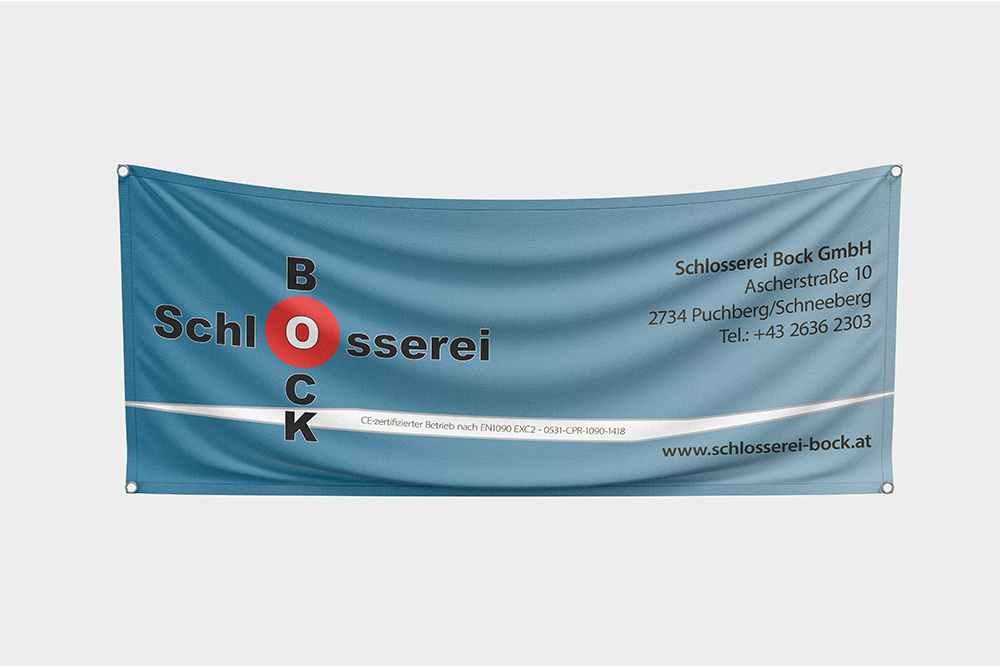 Banner Schlosserei Bock