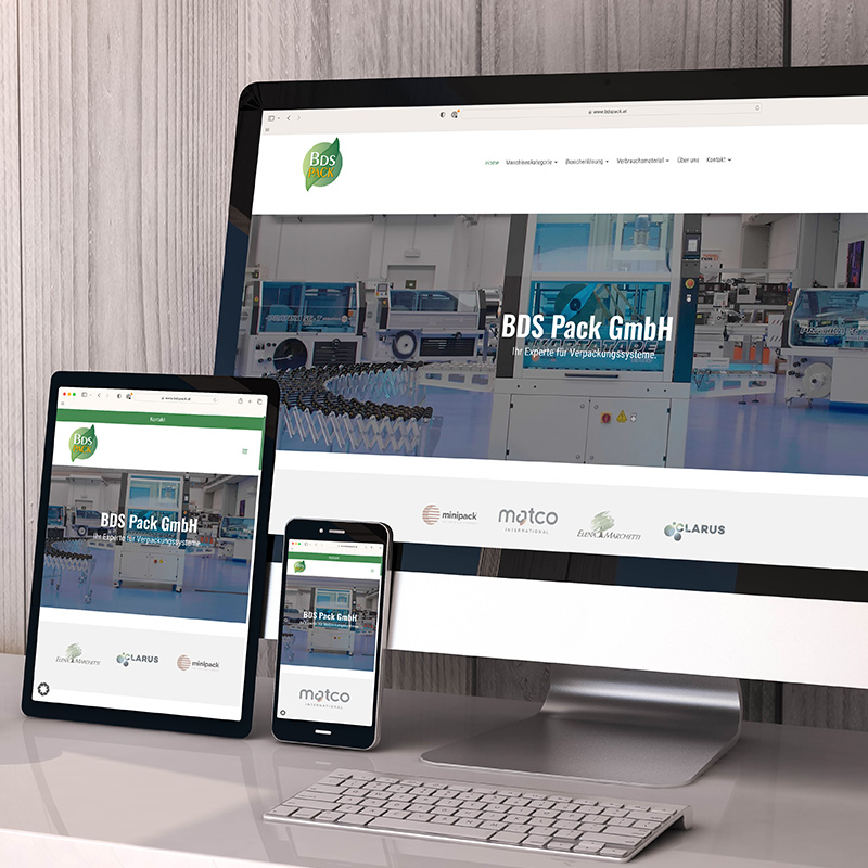Website für BDS Pack