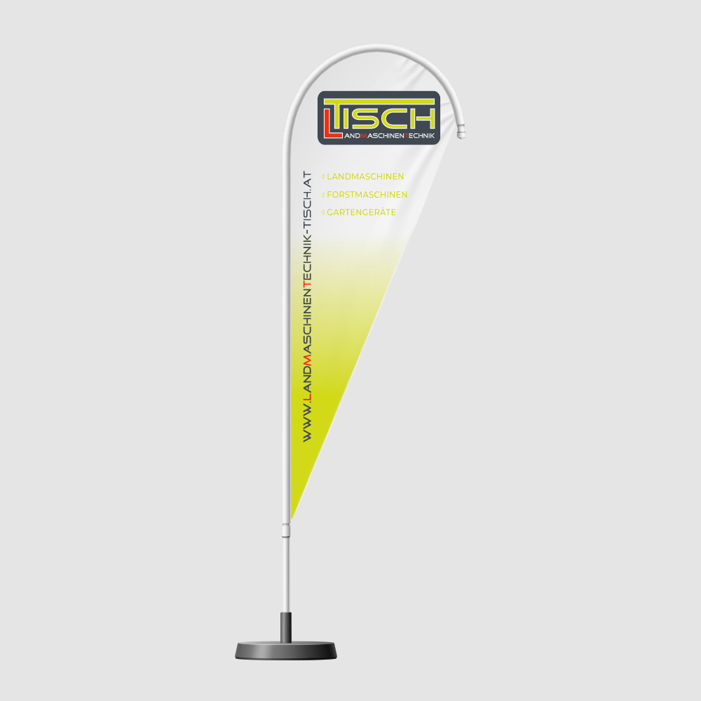 Beachflag Landmaschinentechnik Tisch
