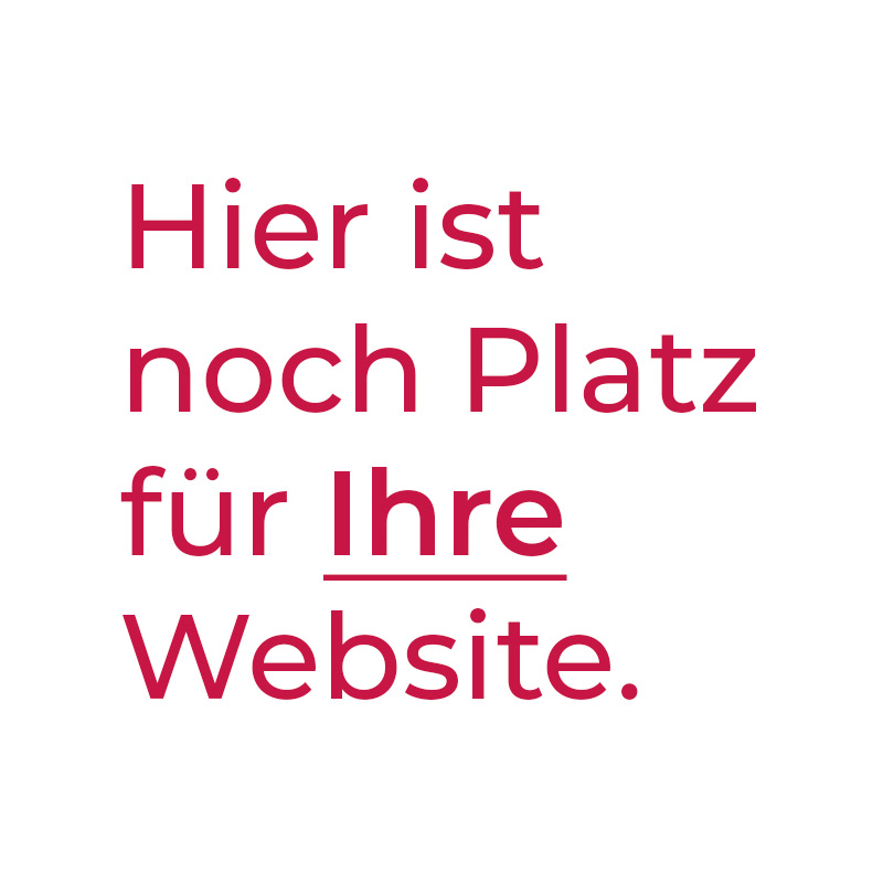 Hier ist noch Platz für Ihre Website